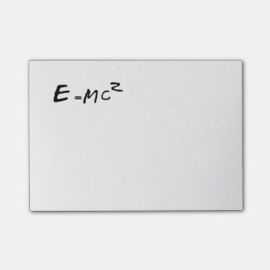 E=MC2 Eは平方されるMCに匹敵します ポストイット