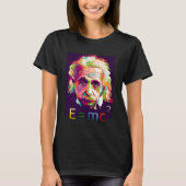 E MC2 I Love Math Physics Science Tシャツ (正面)