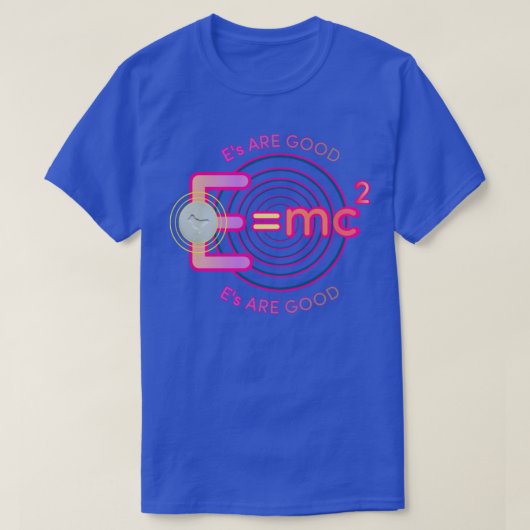 E mc2 tシャツ (デザイン正面)