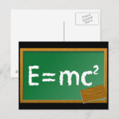 E=mc² ポストカード (正面/裏面)