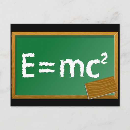 E=mc² ポストカード (正面)