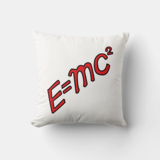 E = mc² - 天才モード オン クッション (正面)
