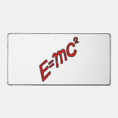 E = mc² - 天才モード オン デスクマット (正面)