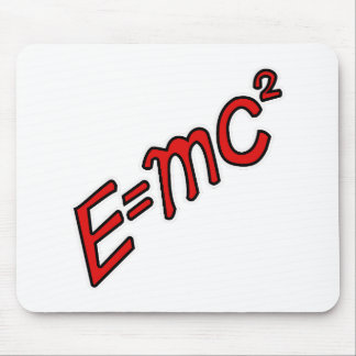 E = mc² - 天才モード オン マウスパッド