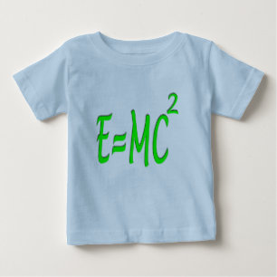 E = MC 2 (緑) ベビーTシャツ