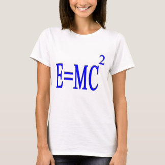 E=MC 2 (青) Tシャツ
