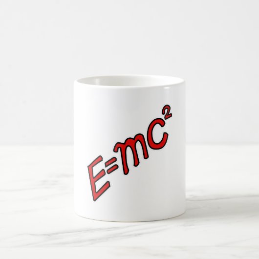E = mc² – Genius Mode On コーヒーマグカップ (中央)