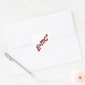 E = mc² – Genius Mode On スクエアシール (封筒)