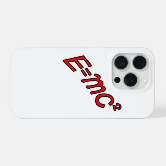 E = mc² – Genius Mode On iPhoneケース (裏面横)