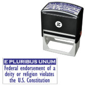 E PLURIBUS UNUMスタンプ – 紫/XL セルフインキングスタンプ (インサイチュ)
