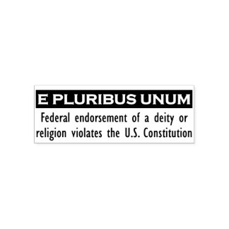 E PLURIBUS UNUMスタンプ – 黒/中 セルフインキングスタンプ