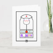 E.R. RN登録おたくグリーティングカード カード (正面)