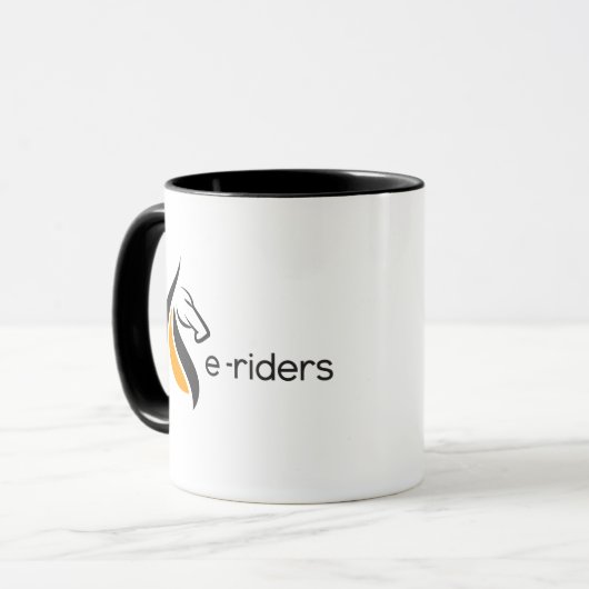 E-Riders Custom Name Coffee Mug マグカップ (正面左)