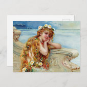 E S Hardyによる『リトル・マーメイド』 ポストカード (正面/裏面)