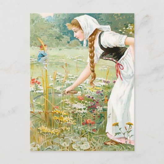 E S Hardyによる「Hop O My Thumb」 ポストカード (正面)