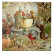 E S Hardyビクトリアンの「妖精」 タイル (正面)