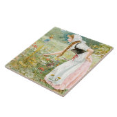 E S Hardy著「Hop O My Thumb」 タイル (側面)