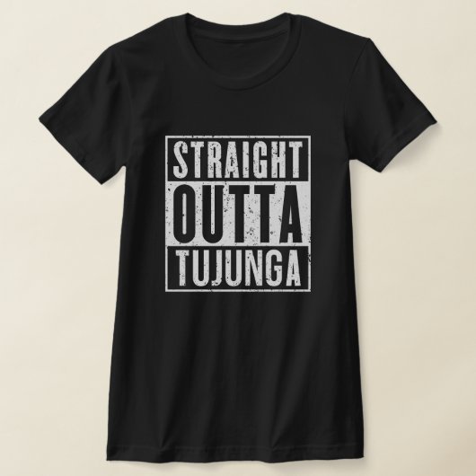 E.T余分な地上波、ストレートTujunga Tシャツ (レイダウン)