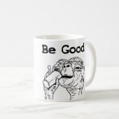 E.T. よい白が11のozのクラシックで白いマグあって下さい コーヒーマグカップ (正面右)