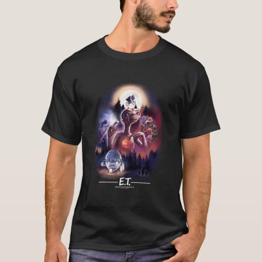 E.T.ザ・エクストラ・テレストリアル コラージュ Tシャツ (正面)