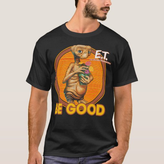 E.T. ビンテージ レトロ スタイル ギフト ファン Tシャツ (正面)