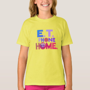 E.T.電話ホームヴィンテージデザイン Tシャツ