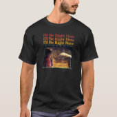 E.T. And Elliott I'll Be Right Here Poster Tシャツ (正面)