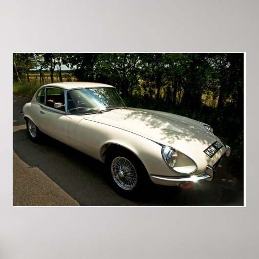 E-Type jaguar ポスター (正面)