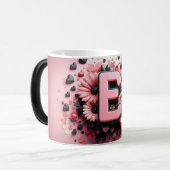 E Valentine Alphabet 3D モーフィングマグカップ (正面左)