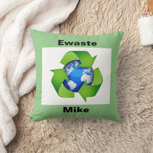 E-wasteマイク枕 クッション (ブランケット)