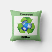 E-wasteマイク枕 クッション (正面)