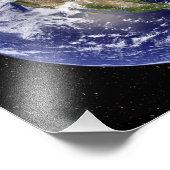 Eaに向かう彗星のデジタル合成 フォトプリント (角)