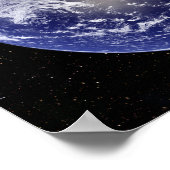 Eaに向かう彗星のデジタル合成 ポスター (角)