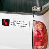 EAのバンパーステッカー04 バンパーステッカー (トラック上)