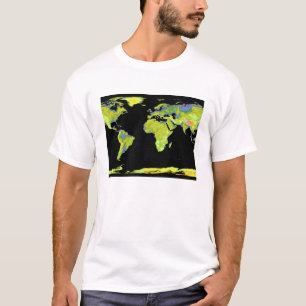 Eaの大陸のデジタル高度モデル Tシャツ