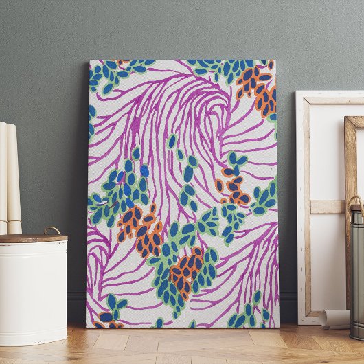 EAセガイボタニカルプレミアムキャンバスプリント キャンバスプリント