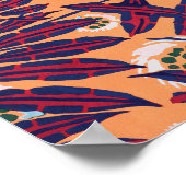 EAセガイ植物花プリントポスター ポスター (角)