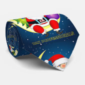 EA税の専門のサンタのタイ ネクタイ (ロール)