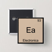 Ea -エレクトロニカおもしろい化学要素シンボルT 缶バッジ (正面&裏面)
