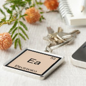 Ea - エレクトロニカ おもしろい 化学 元素記号 T キーホルダー (側面)