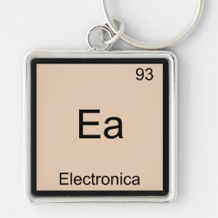 Ea - エレクトロニカ おもしろい 化学 元素記号 T キーホルダー