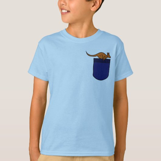 EA-小型のワイシャツのカンガルー Tシャツ (正面)