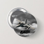 EA-18Gグローラーのピンバックボタン 缶バッジ (正面&裏面)