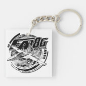 EA-18Gグローラーキーチェーンアクリルキーチェーン キーホルダー (裏面)