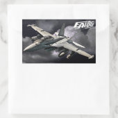 EA-18Gグローラーステッカー 長方形シール (バッグ)