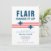 EA-18Gグローラー戦闘機ジェットパーティの招待状 招待状 (スタンド正面)