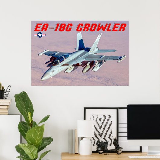 EA-18G GROWLER ポスター (ホームオフィス)