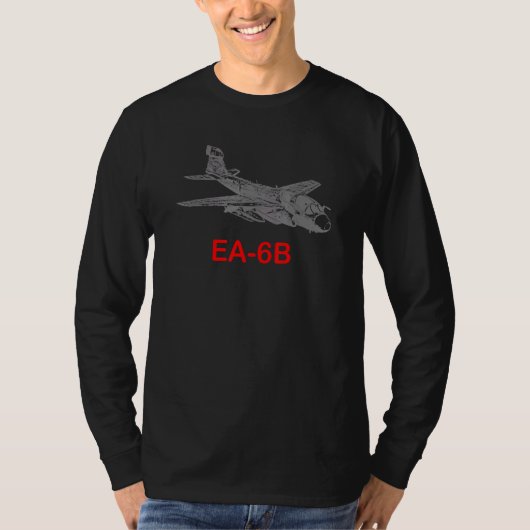 Ea 6b Prowler航空機 Tシャツ (正面)