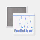 EA LOGO1登録エージェント マグネット (正面/裏面)