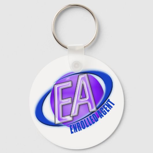 EA ORB SWOOSHロゴ – 登録エージェント キーホルダー (正面)